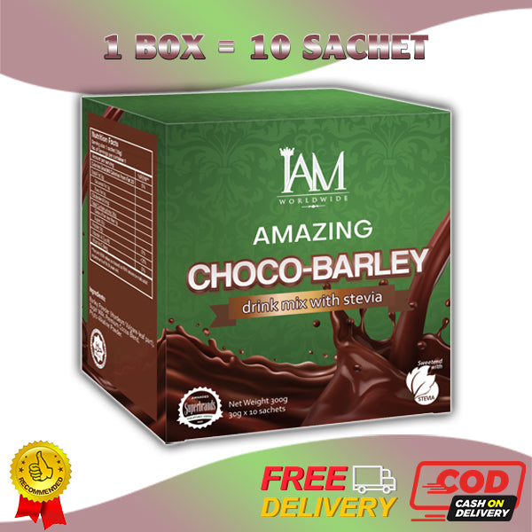 Amazing Choco Barley | 1 Box | 10 Sachets |  Free Shipping | COD