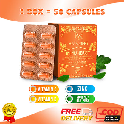 Amazing Immunergy | 50 Capsules | Free Shipping | COD