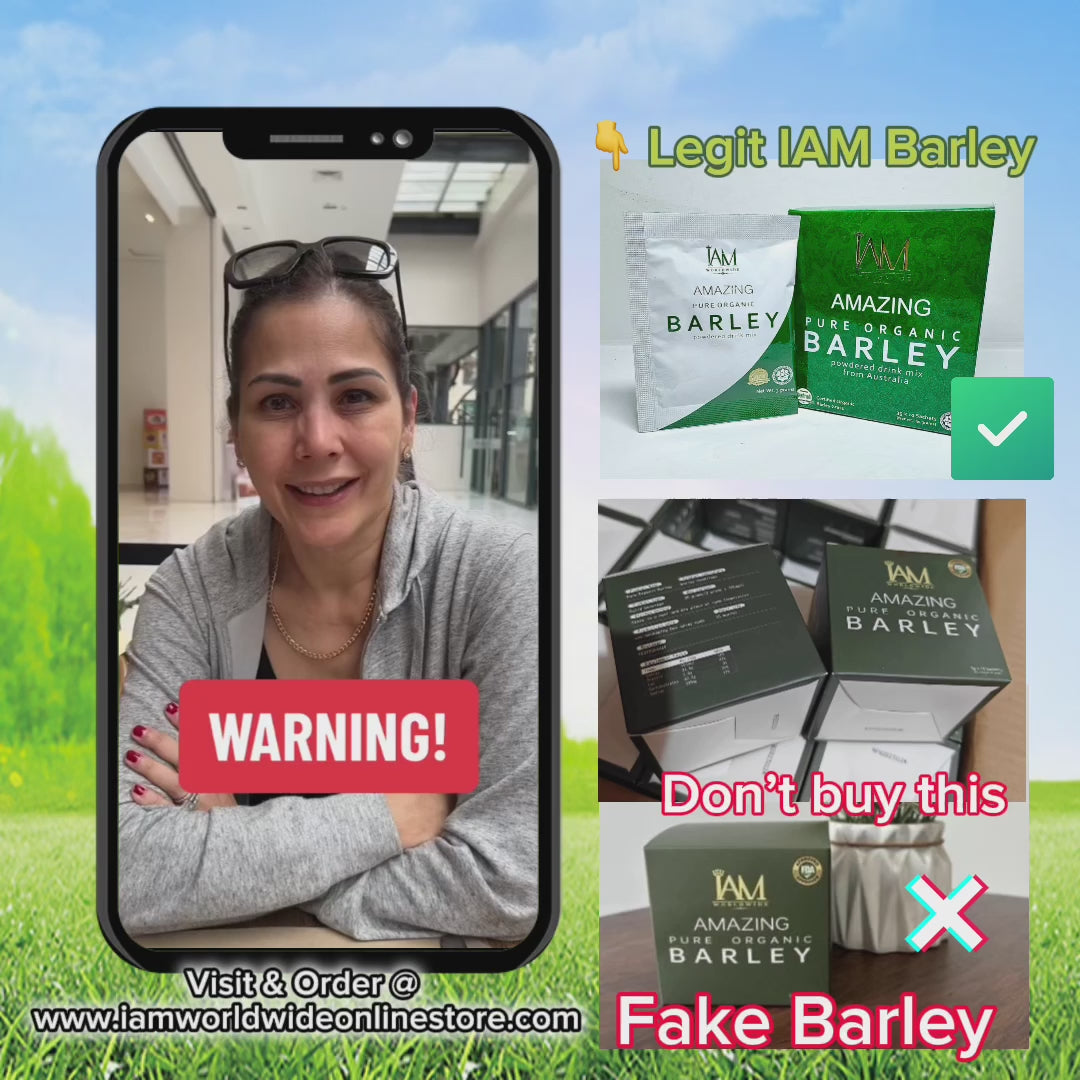 Load video: IAM Pure Organic Barley